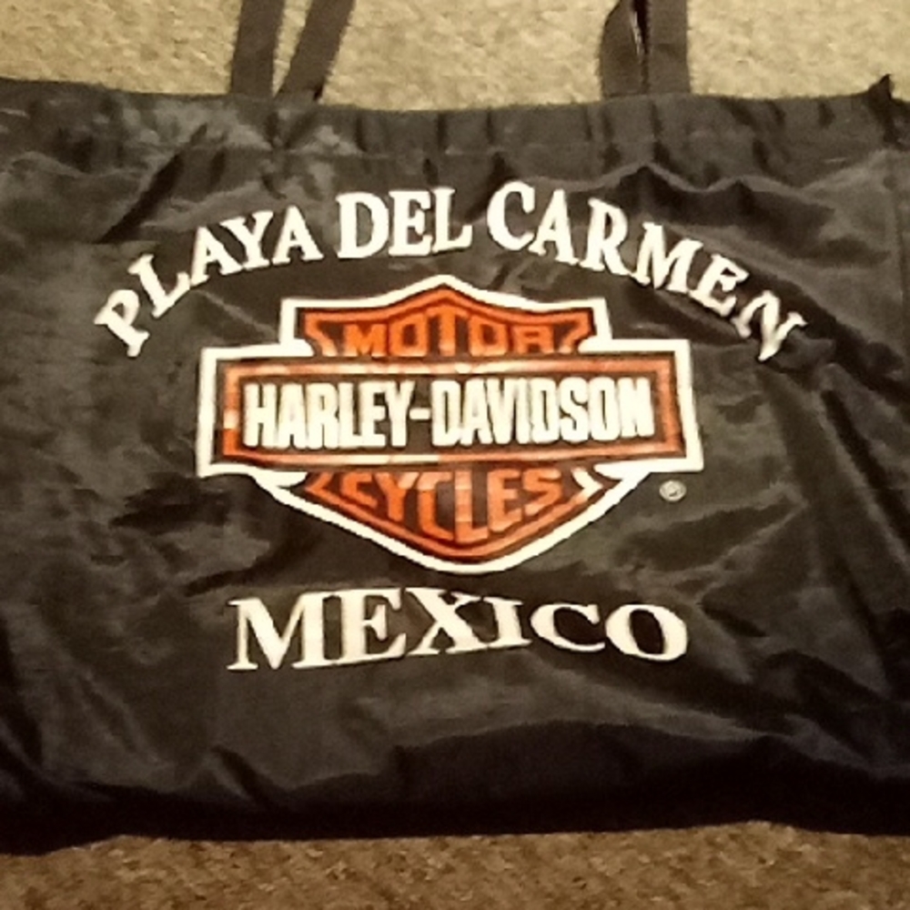 Harley-Davidson Black Duffel Bag with Logo